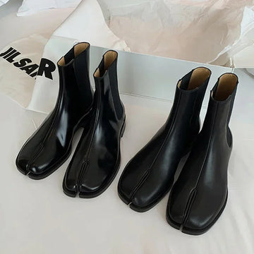 Elegant Stretch Slip-On Chelsea Tabi Boots for Women