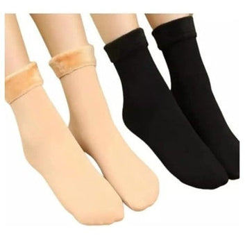 Kit Meia Térmica Forrada Feminina e Masculina