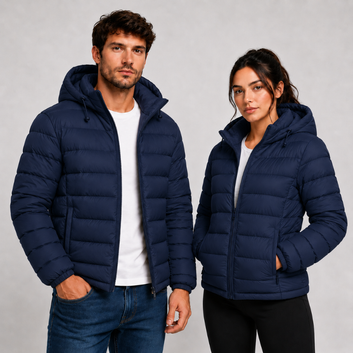 Jaqueta Puffer Bobojaco Impermeável Masculino e Feminino